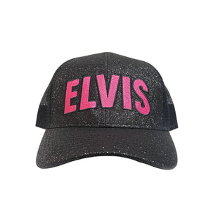 Elvis Glitter Mesh Cap