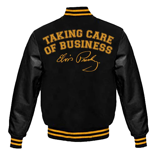 TCB Elvis Presley Varsity Jacket - Graceland Official Store TCB Elvis Presley Varsity Jacket - Graceland Official Store