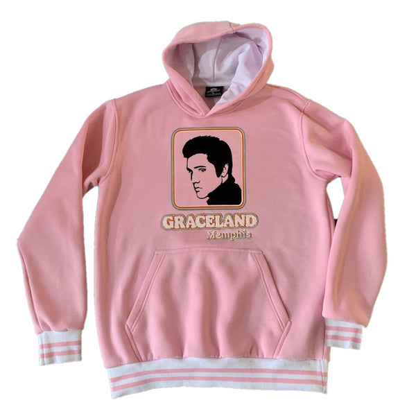 Elvis 50's Portrait Chenille Hoodie Graceland Official Store
