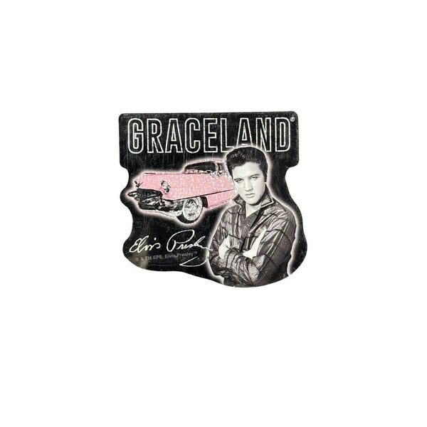 Elvis Graceland Pink Classic Car Magnet - Graceland Official Store