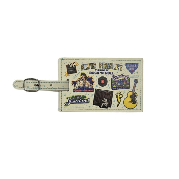 Elvis Presley King of Rock 'N Roll Luggage Tag - Graceland