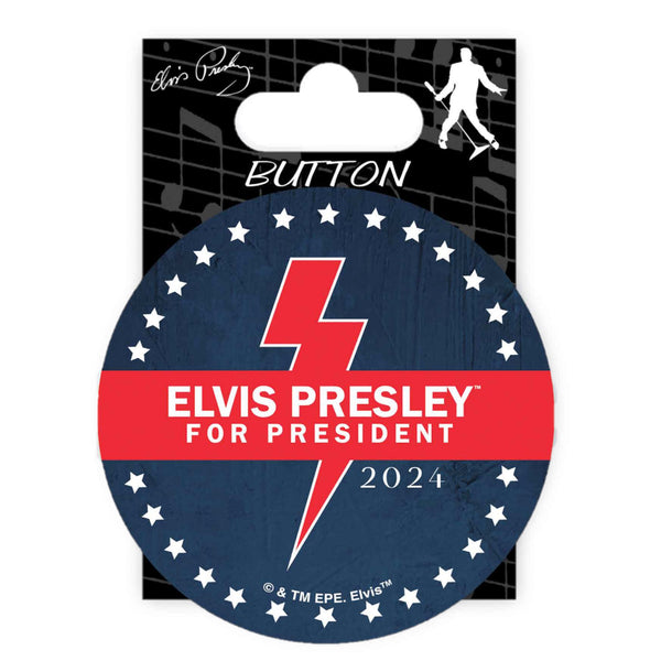 ELVIS MGM ピンバッジ　希少　エルビスプレスリー　ELVIS　ピンバッジ 2024 Elvis For President Button - Graceland Official Store