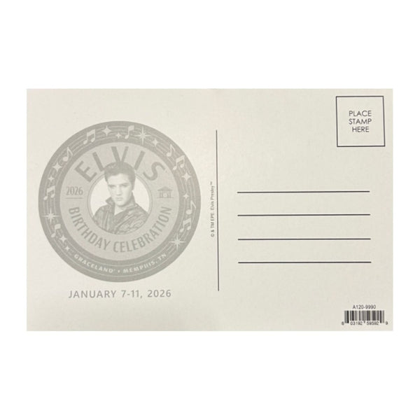 2026 Elvis Birthday Postcard - Graceland Official Store