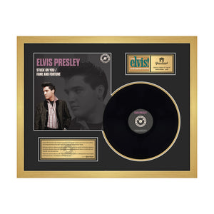 Elvis Presley: Stuck On You Framed 10" Record