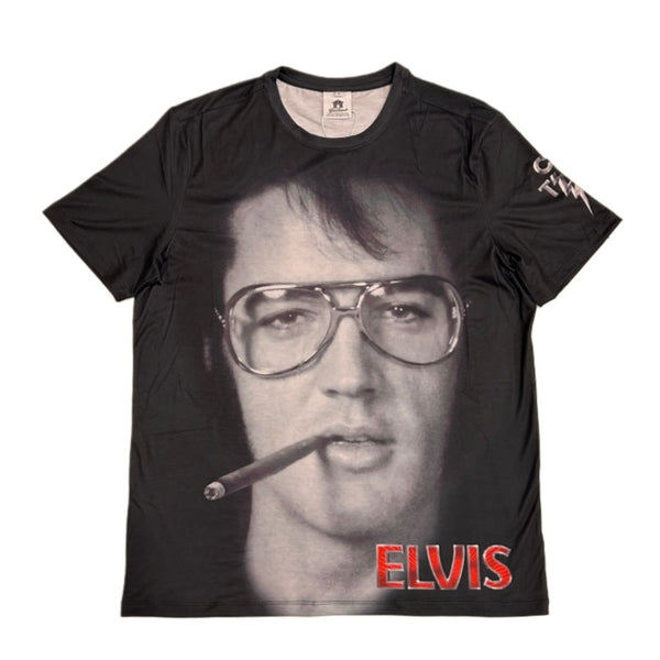 ELVIS VS JXL プリントTシャツ ブラック A151-4110_bc68c09e-3bd9-4eb7-