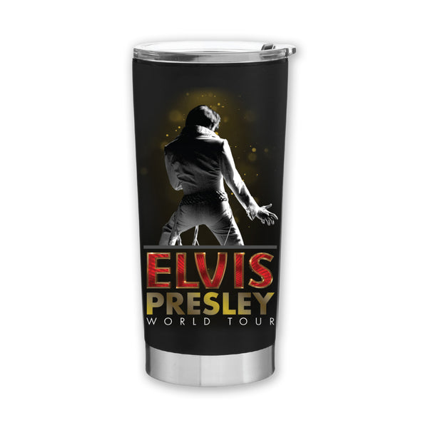 Elvis Presley World Tour Travel Tumbler - Graceland Official Store