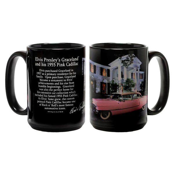 Graceland Pink Classic Car History Mug - Graceland Official Store