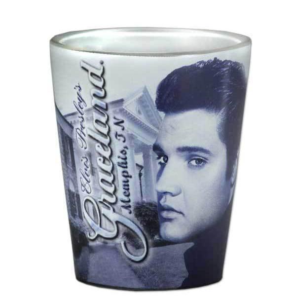 Elvis Presley's Graceland Blue Sepia Shot