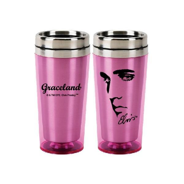 Elvis Presley Signature Pink Studded Straw Tumbler - Graceland Official  Store