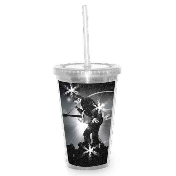 Rocks Tumbler, Glitter White