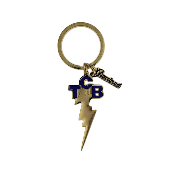 B-logo quick release keychain