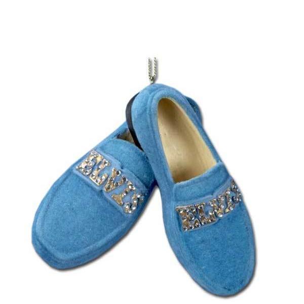 Shoes in Blue Suede