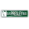 Elvis Presley Profile Street Sign