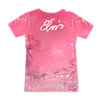 Elvis Presley Pink Classic Car Sublimated Women's T-Shirt Back