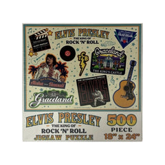 Elvis Presley King of Rock 'N Roll Puzzle - Graceland Official Store