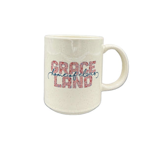 Graceland Home of Elvis Floral Coffee Mug