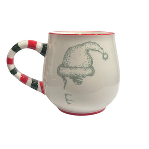 Elvis Embossed Postage Stamp Christmas Mug