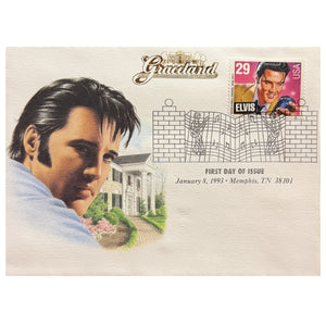 Graceland 1993 Elvis Presley First Day Issue Stamp Cover