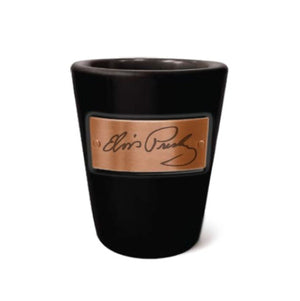 Elvis Presley Signature Emblem Shot Glass