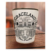 Graceland Line Art Frosted Shot Glass