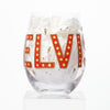 Elvis The King Stemless Wine Glass