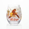 Elvis The King Stemless Wine Glass