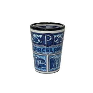 Graceland Blue Tile Shot