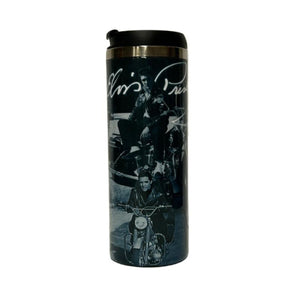 Elvis Motorcycle Travel Tumbler