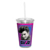 2024 Elvis Week Glitter Straw Tumbler