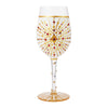 Lolita Elvis Touch Of Gold Wine Glass