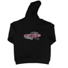 Pink Classic Car Rhinestone Women's Zip Hoodie