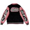 Elvis Presley Pink Retro Varsity Jacket