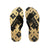 Elvis Crown Sequin Flip Flops