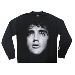 Elvis Close Up Relaxed Crew Sweatshirt