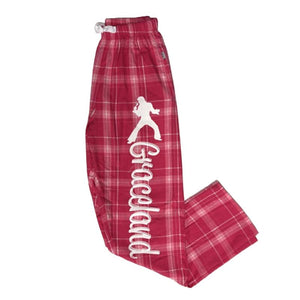 Graceland Elvis Silhouette Plaid Pant