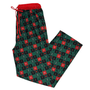 Elvis Rock N Roll Christmas Pajama Pants