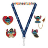 Disney Stitch Inspired By Elvis Lanyard and Pin Set