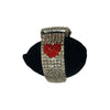 Elvis Signature Style: Heart Elvis Crystal Watch
