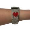 Elvis Signature Style: Heart Elvis Crystal Watch