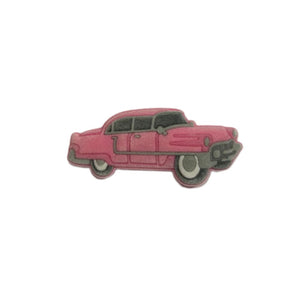 Pink Classic Car Plush Pin