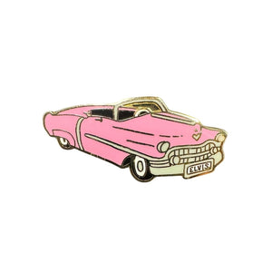 Pink Classic Car Pin