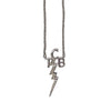 Elvis Signature Style: Sterling Silver TCB Necklace