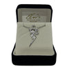 Elvis Signature Style: Sterling Silver TCB Necklace with CZS