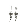 Elvis Signature Style: Sterling Silver Medium TCB Earrings