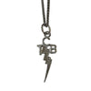 Elvis Signature Style: Sterling Silver Small TCB Necklace