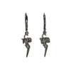 Elvis Signature Style: Sterling Silver Small TCB Earrings