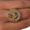 Elvis Signature Style: Gold Plated Horseshoe Ring