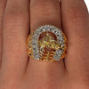 Elvis Signature Style: Gold Plated Horseshoe Ring