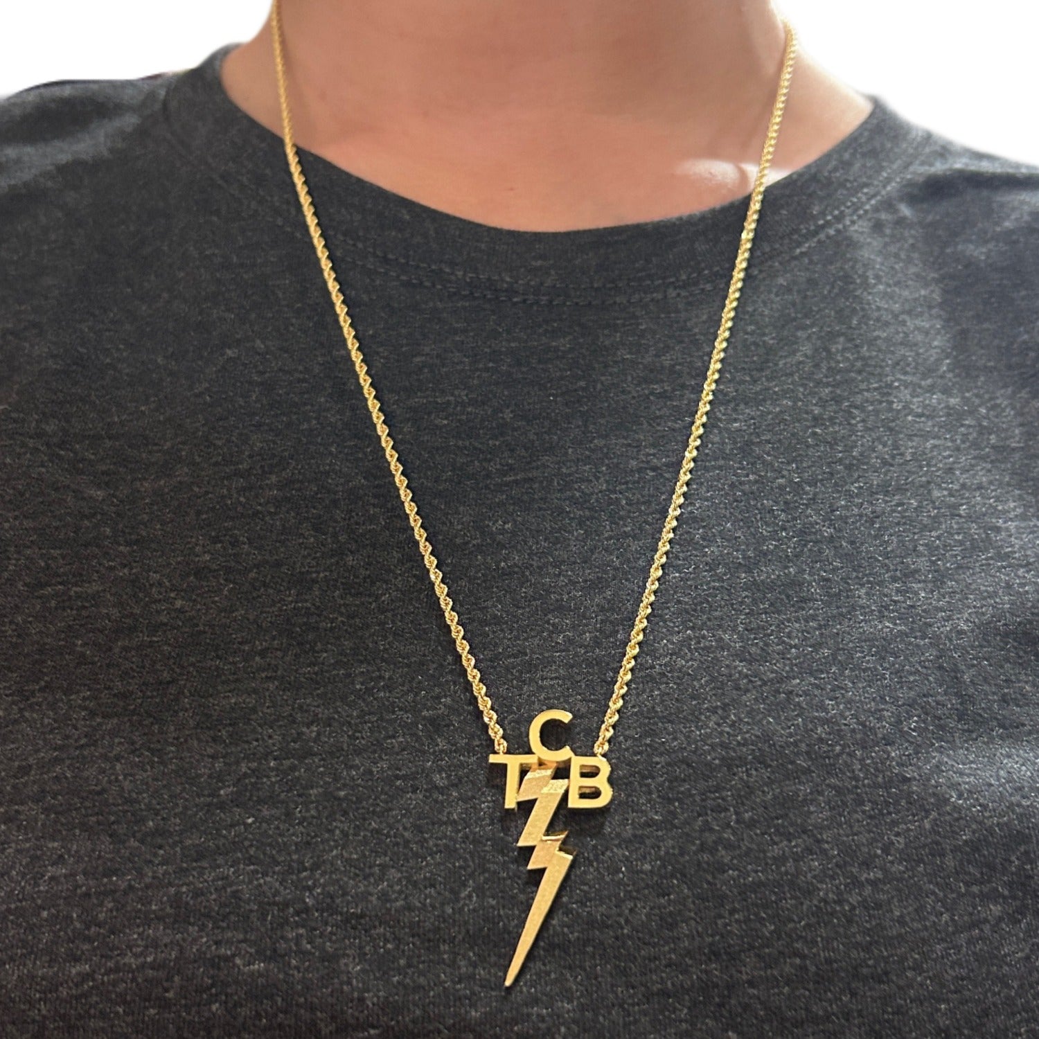 Elvis Signature Style: Gold Plated TCB Necklace - Graceland Official Store