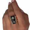 Elvis Signature Style: Gold Plated Small TCB Ring